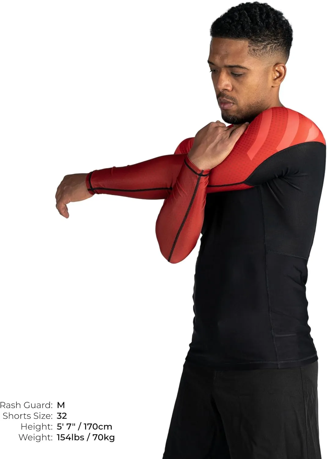 Sanabul Essential Long Sleeve Compression Training Rash Guard for MMA BJJ Wrestling Grappling and No Gi Jiu Jitsu rashguard