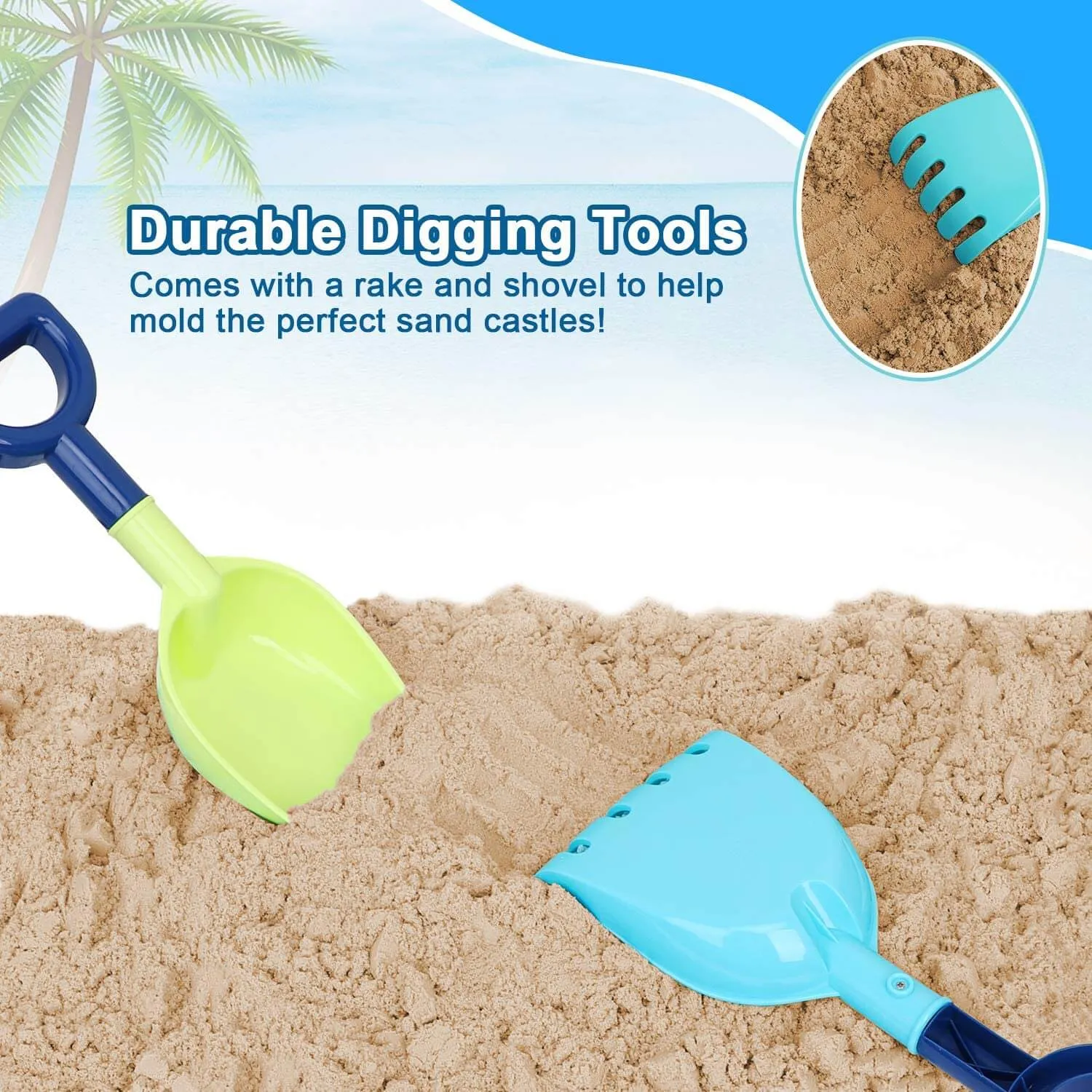 Sand Toys - 14 Beach Toys