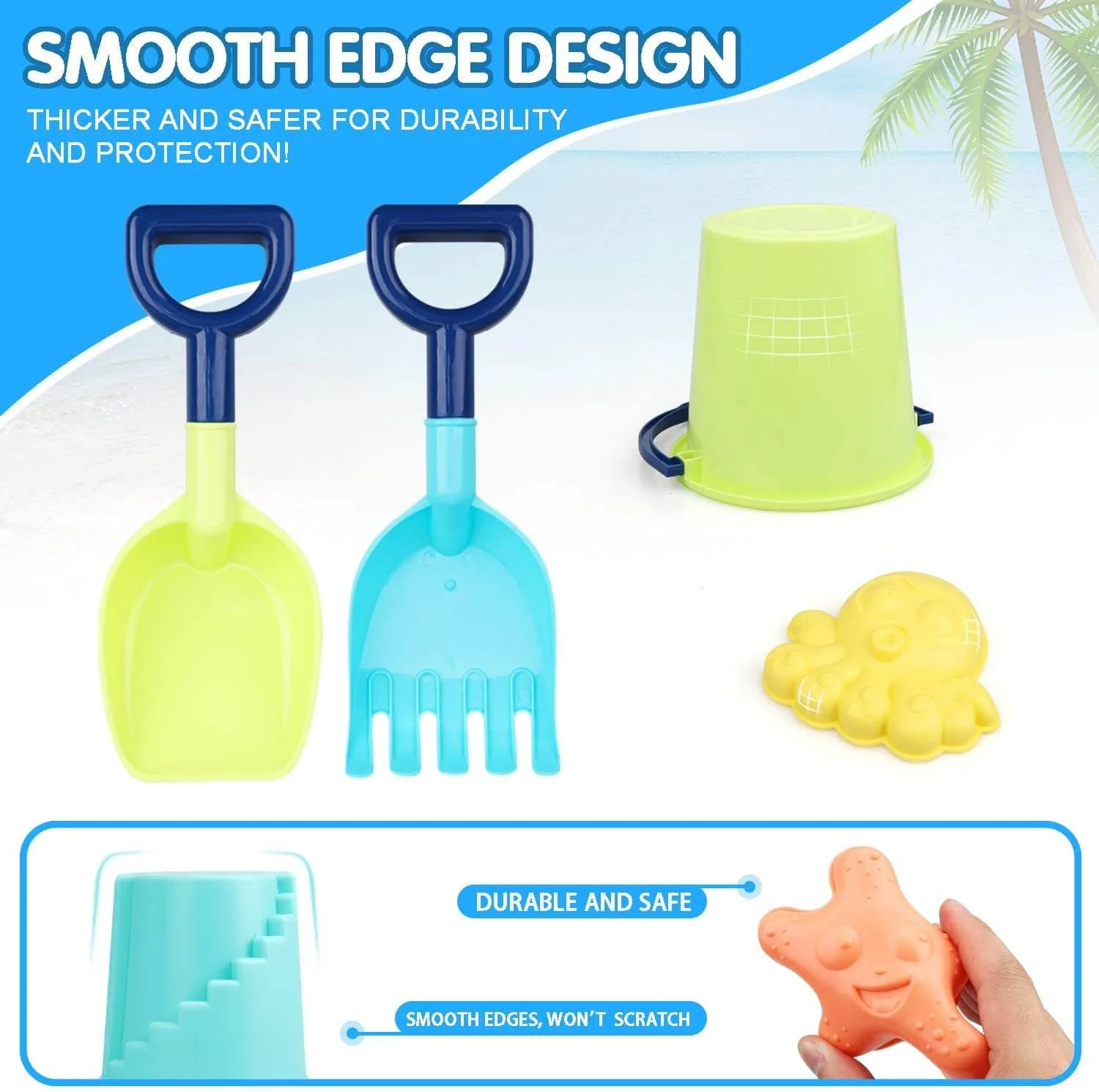 Sand Toys - 14 Beach Toys
