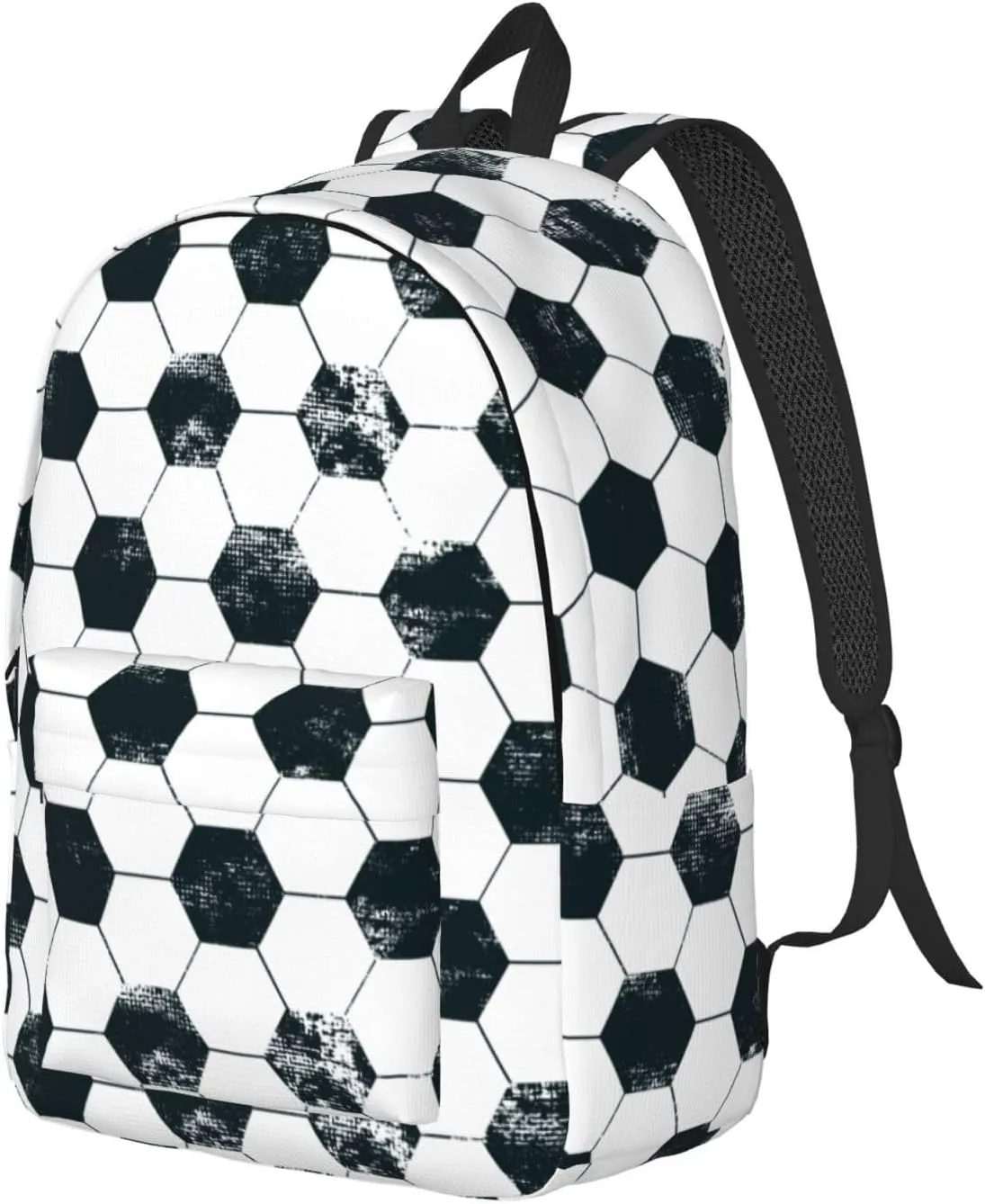 School Backpack Football Soccer Ball Sport Abstract Laptop Rucksack School Bookbag Casual Daypack for 3th 4th 5th Student Teens Travel Hiking 16 Inch