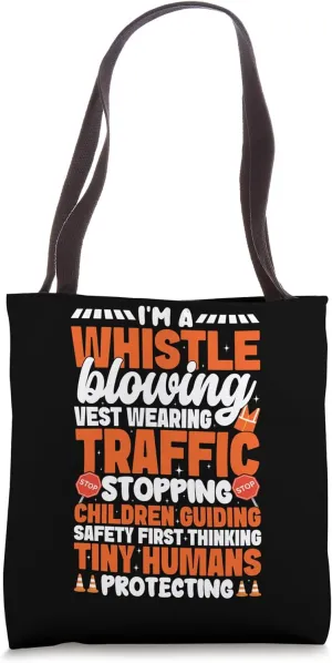 School Crossing Guard Tote Bag
