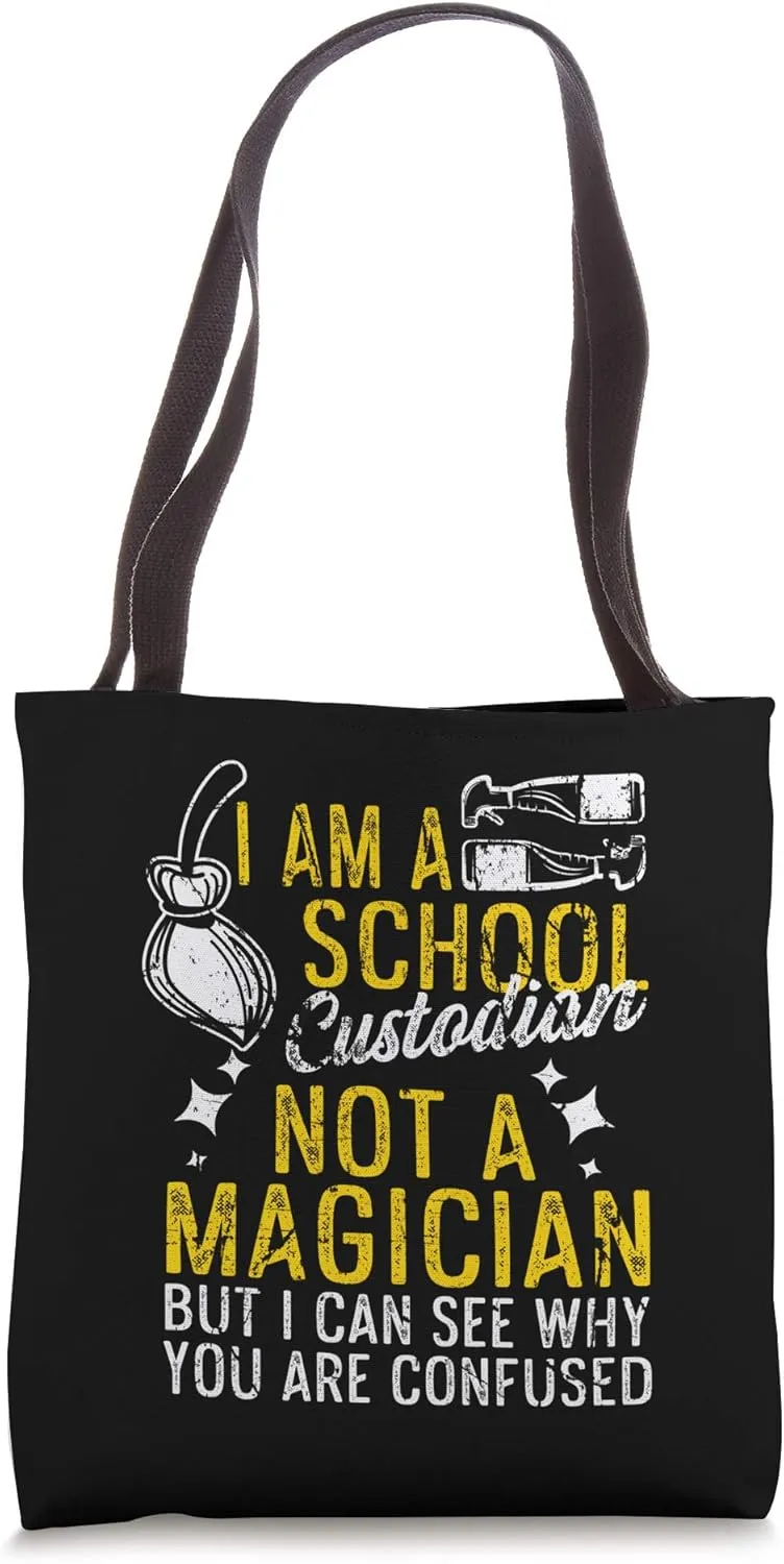 School Custodian Appreciation Quote - Custodial Tote Bag