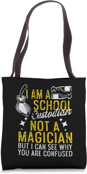 School Custodian Appreciation Quote - Custodial Tote Bag
