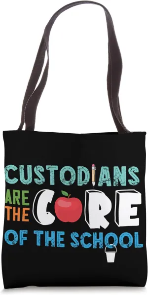 School Custodian Floor Care School Janitor Cleaning Tote Bag