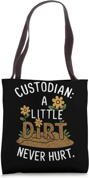 School Custodian School Staff Janitor School Sanitation Tote Bag