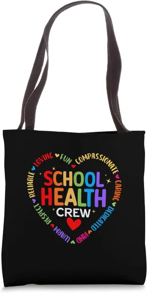 School Health Crew Life To School & Appreciation Week Tote Bag