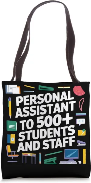 School Secretary Girl Attendance Job Profession Tote Bag