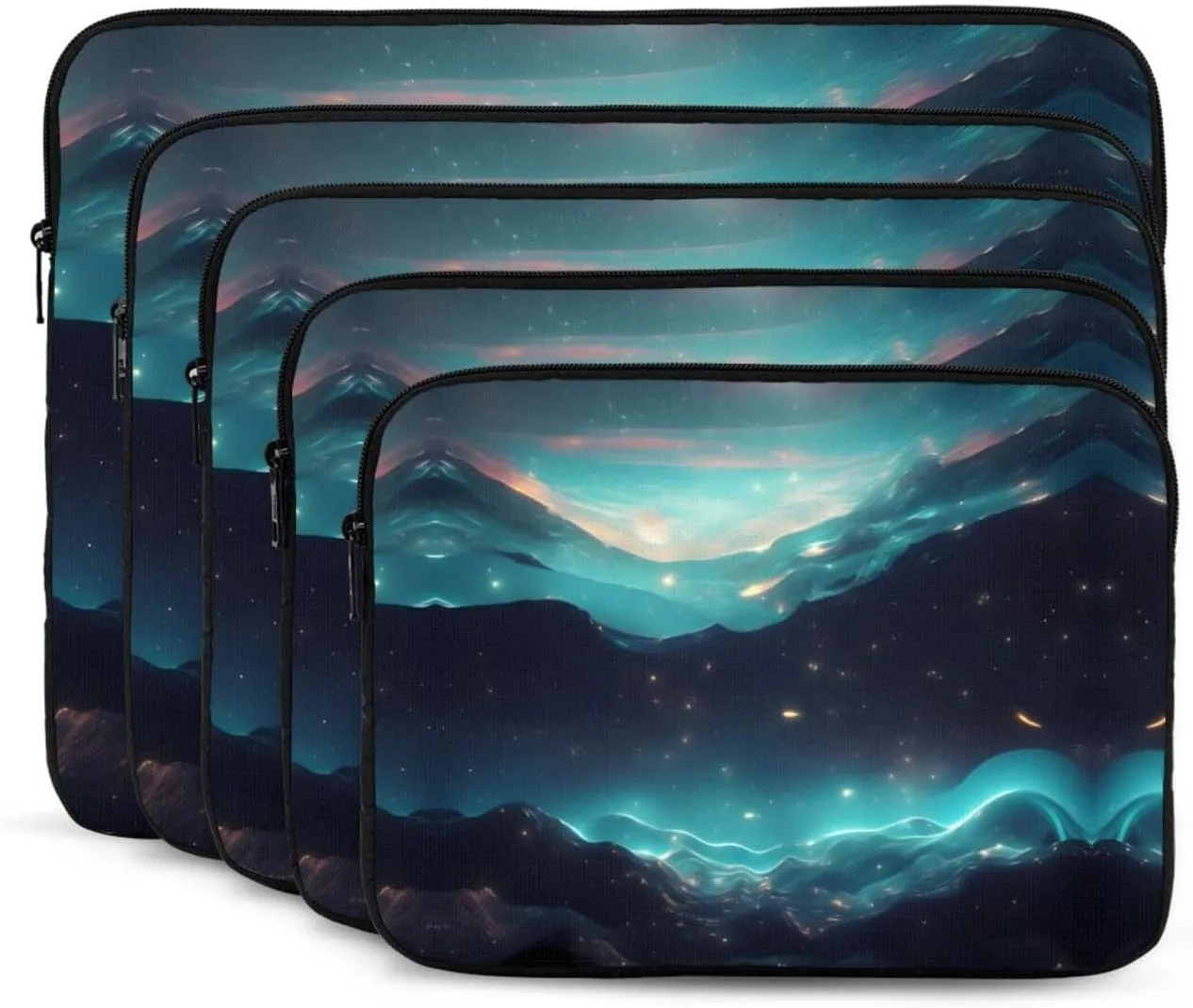 Science Fiction Stars Prints Shockproof Portable Laptop Sleeve Bag 15 inch for Men and Women Business Travel, Office Daily Use