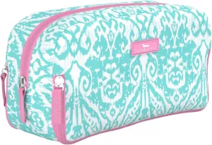 SCOUT 3-Way Bag - Travel Makeup Pouch and Toiletry Bag for Women with Three Zipper Compartments - Stands Upright, Wipes Clean