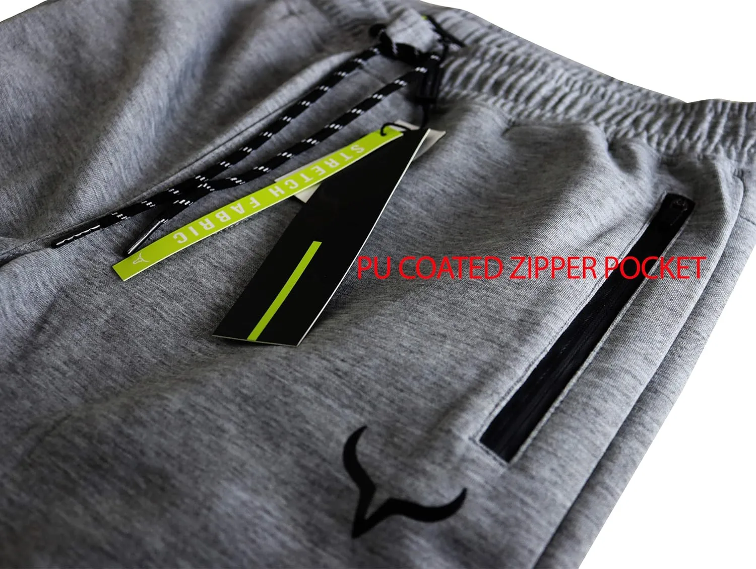 SCREENSHOT Sports Mens Spandex Fleece Athletic Jogger Fitness Workout Gym Sweatpants