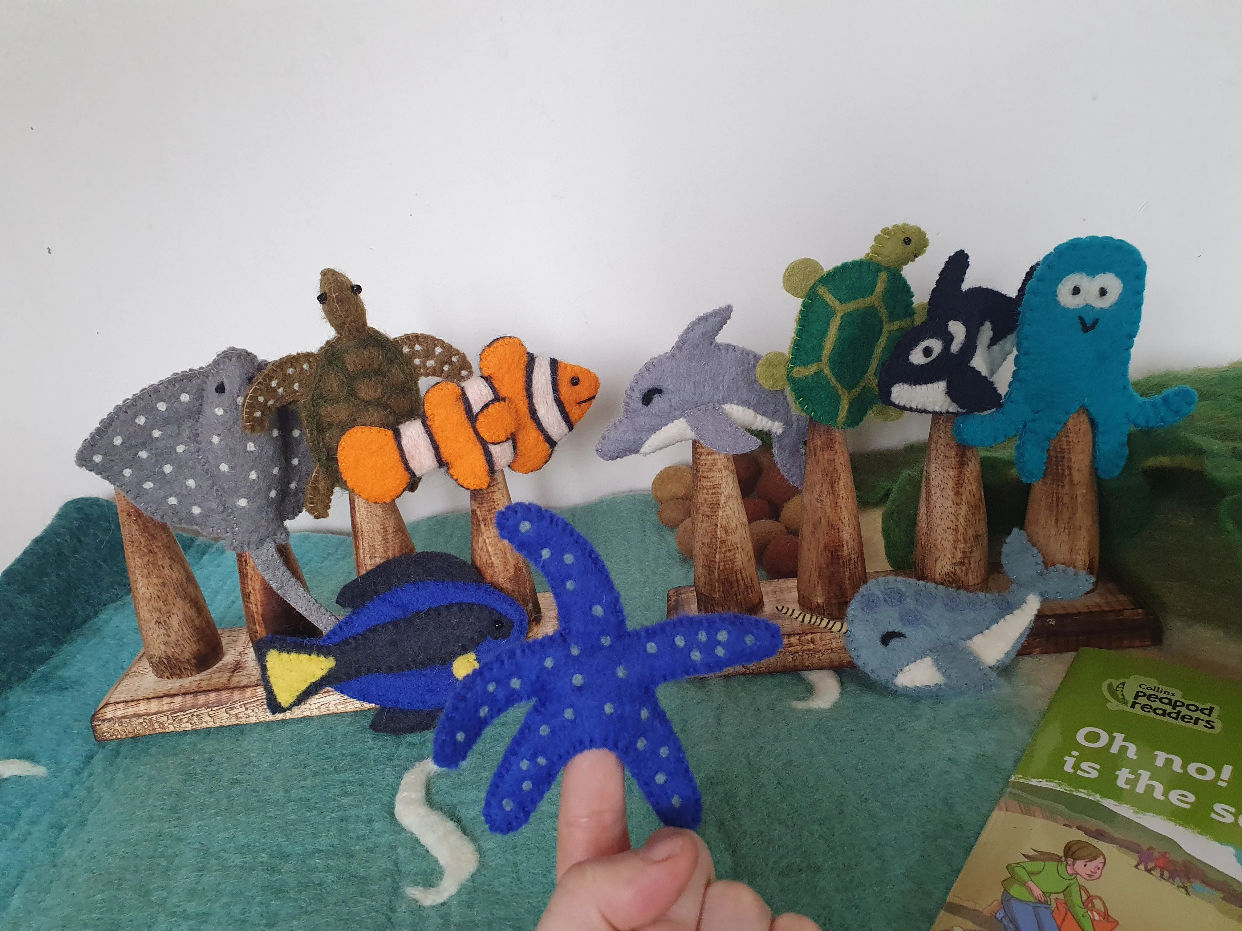 Sea Creatures Playscape Story Bag