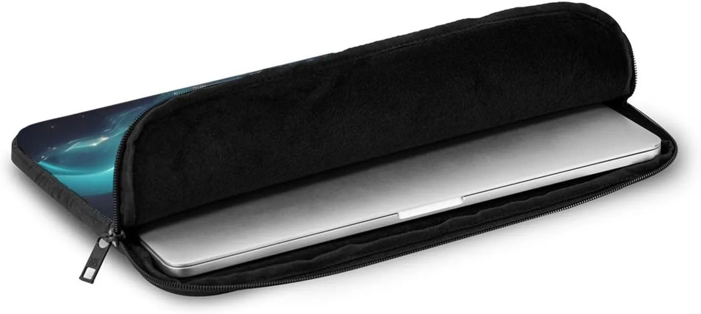 Shockproof Portable Laptop Sleeve Bag 17 inch - for Men and Women Business Travel, School, and Office Use Science Fiction Stars Prints