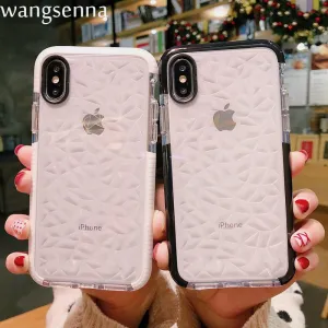 Shockproof Transparent Diamond iPhone