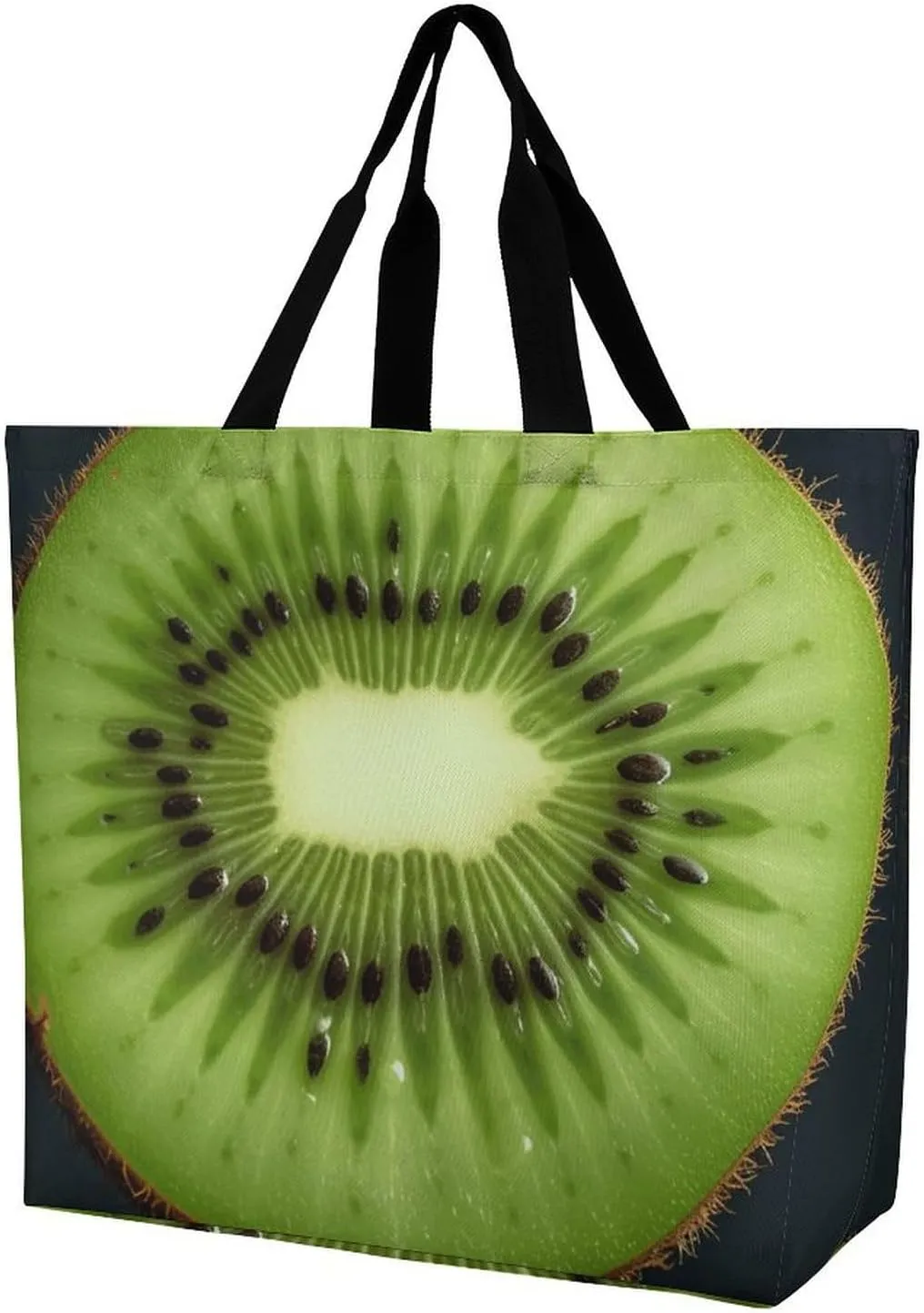 Shopping Tote Bag,Kiwi Slice Print Bulk Tote Bags,crossbody Tote Bag,reusable Shopping Bags