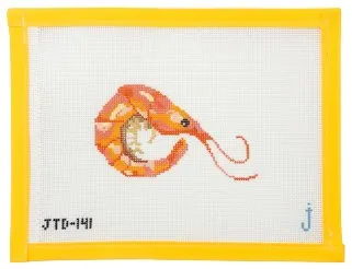 Shrimp Needlepoint Canvas