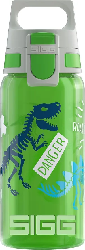 SIGG - Kids Water Bottle for School, Sports - VIVA ONE - Made in Germany - Dishwasher Safe - Carbonated Drinks - 17 Oz
