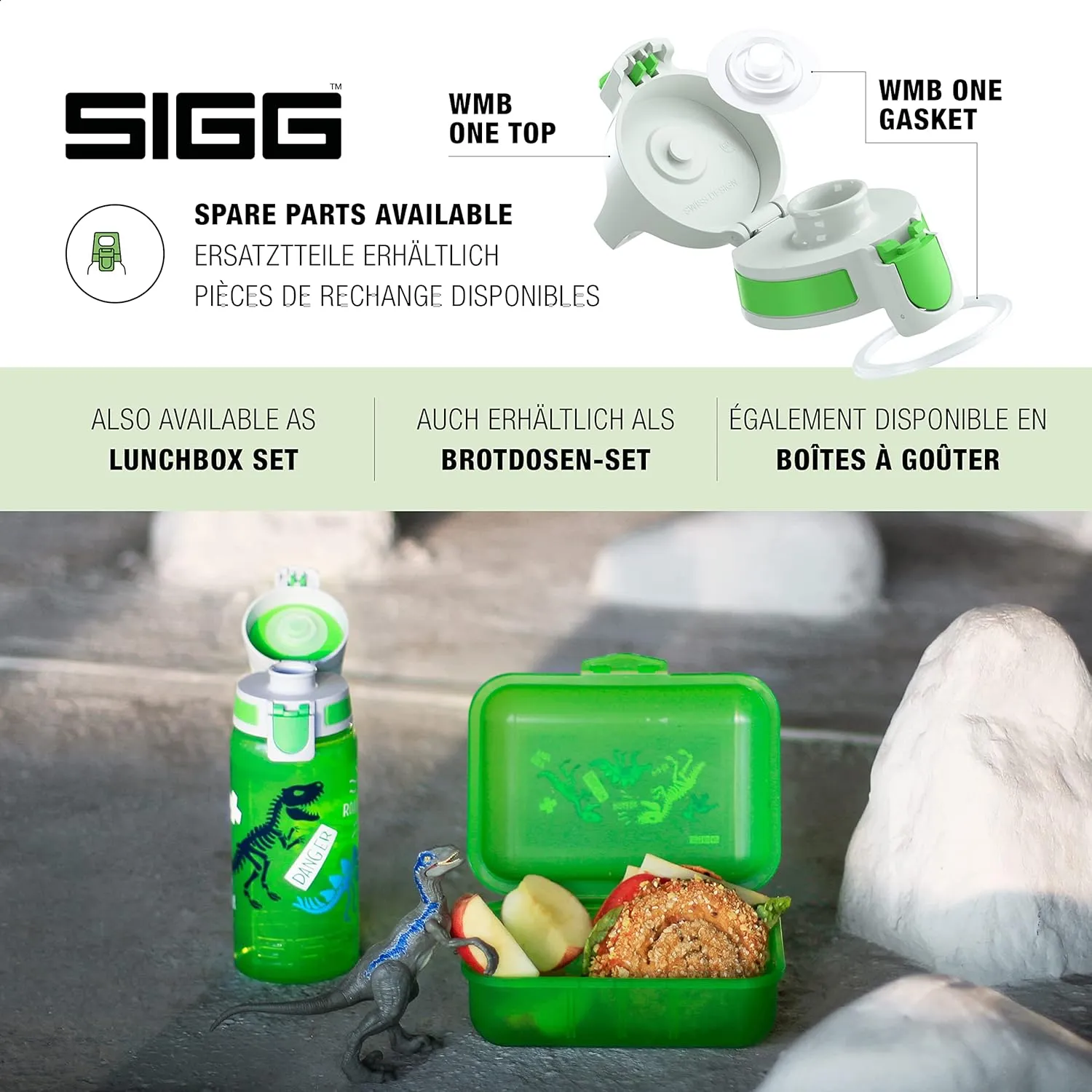 SIGG - Kids Water Bottle for School, Sports - VIVA ONE - Made in Germany - Dishwasher Safe - Carbonated Drinks - 17 Oz