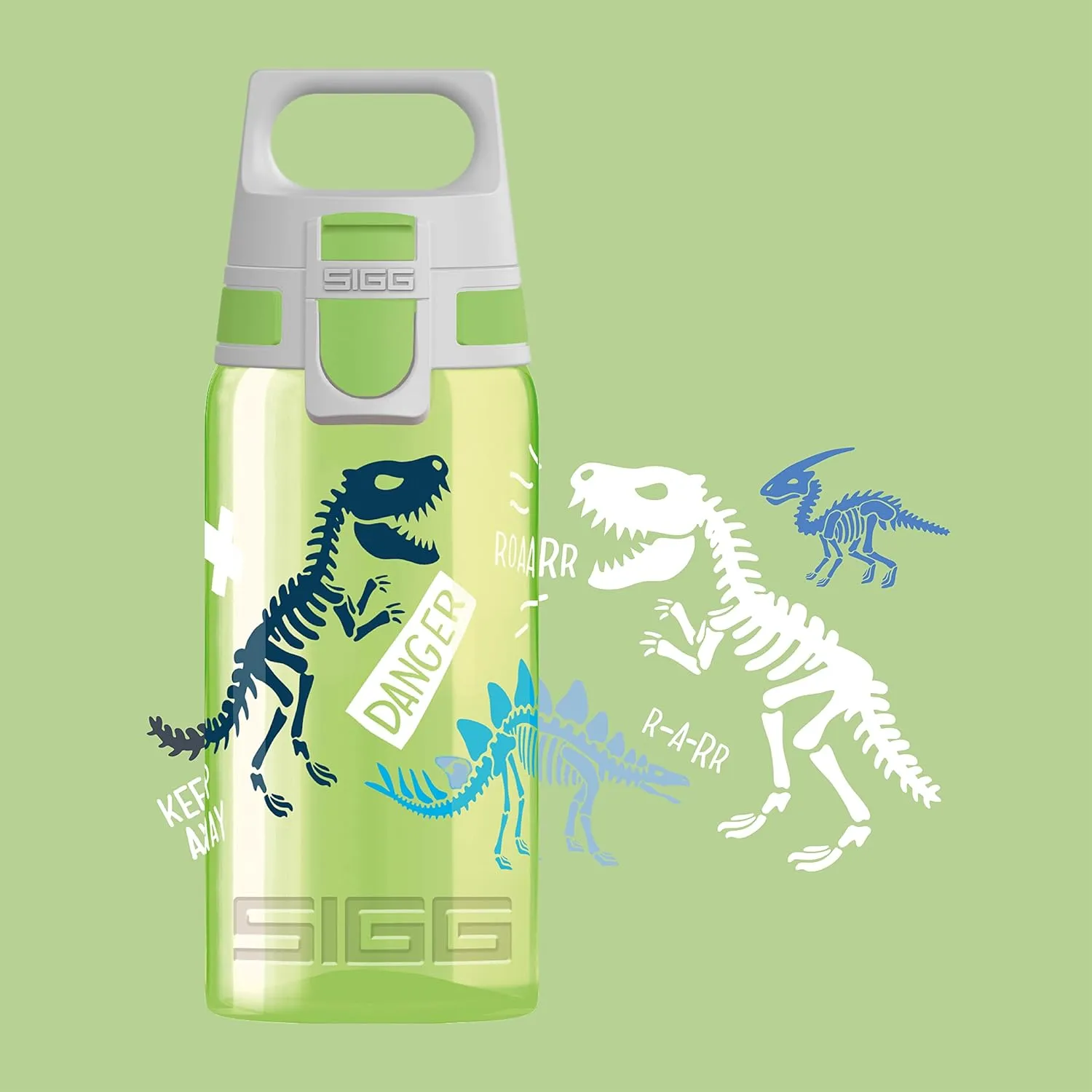 SIGG - Kids Water Bottle for School, Sports - VIVA ONE - Made in Germany - Dishwasher Safe - Carbonated Drinks - 17 Oz