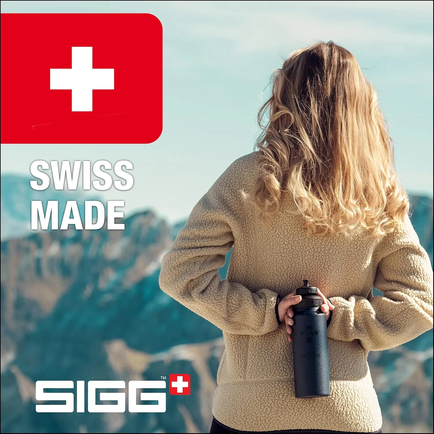 Sigg - Kids Water Bottle - KBT - Made in Switzerland - Neutral Taste - Leakproof - Lightweight - School, Sports - 14 Oz