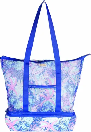 Simply Southern Printed Mesh Beach Bag With Cooler