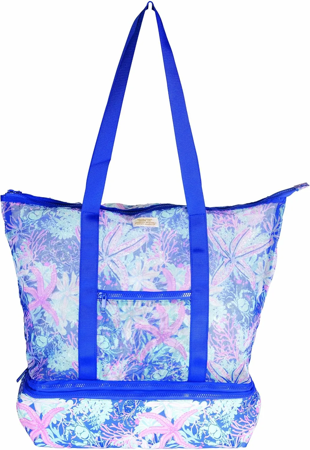 Simply Southern Printed Mesh Beach Bag With Cooler