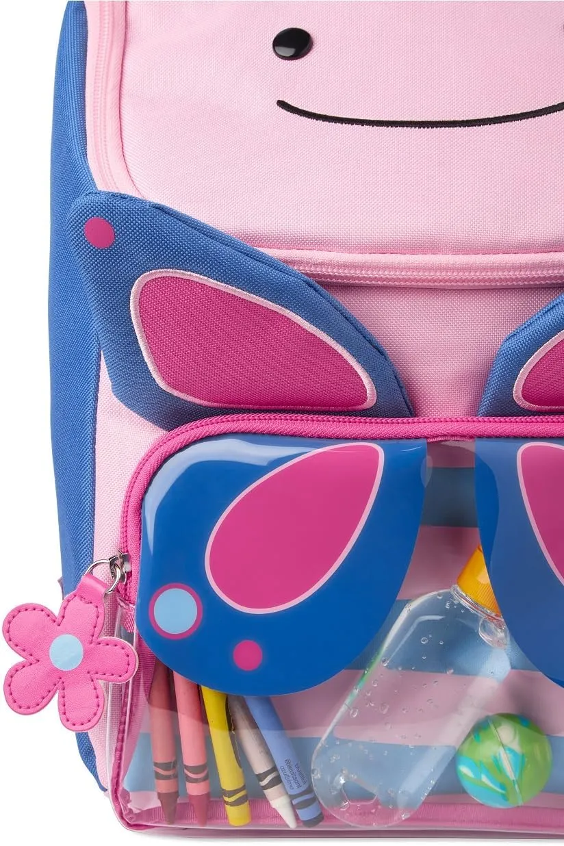 Skip Hop Big Kid Backpack, Zoo Kindergarten Ages 3-4, Butterfly