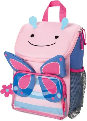 Skip Hop Big Kid Backpack, Zoo Kindergarten Ages 3-4, Butterfly