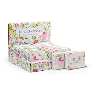 Small Zip Around Wallet - Julie Dodsworth Pink Botanical PUR154