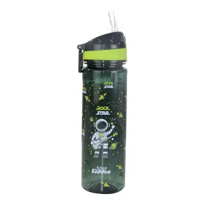 SMILY KIDDOS STRAIGHT WATER BOTTLE WITH FLIP TOP NOZZLE ROCKSTAR 680 ML