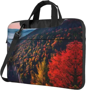 Smokey Mountain Cliff Laptop Bag - Shockproof & Stylish Laptop Handbag For Unique And Safe Laptop Transportation