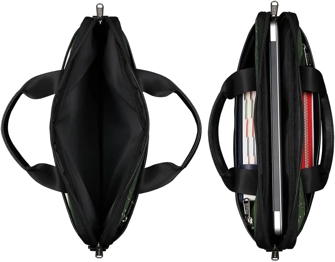 Soccer Ball Laptop Shoulder Messenger Bag Waterproof Laptop Briefcase with Handle and Padded Strap Case Sleeve