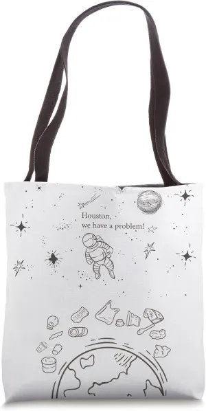 Space Astronaut Galaxy Aesthetic Environmentalist Tote Bag