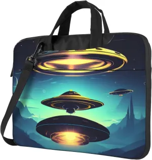 Spacecraft descend Ultra-thin portable shoulder laptop bag Stylish and Protective Shockproof soft lining