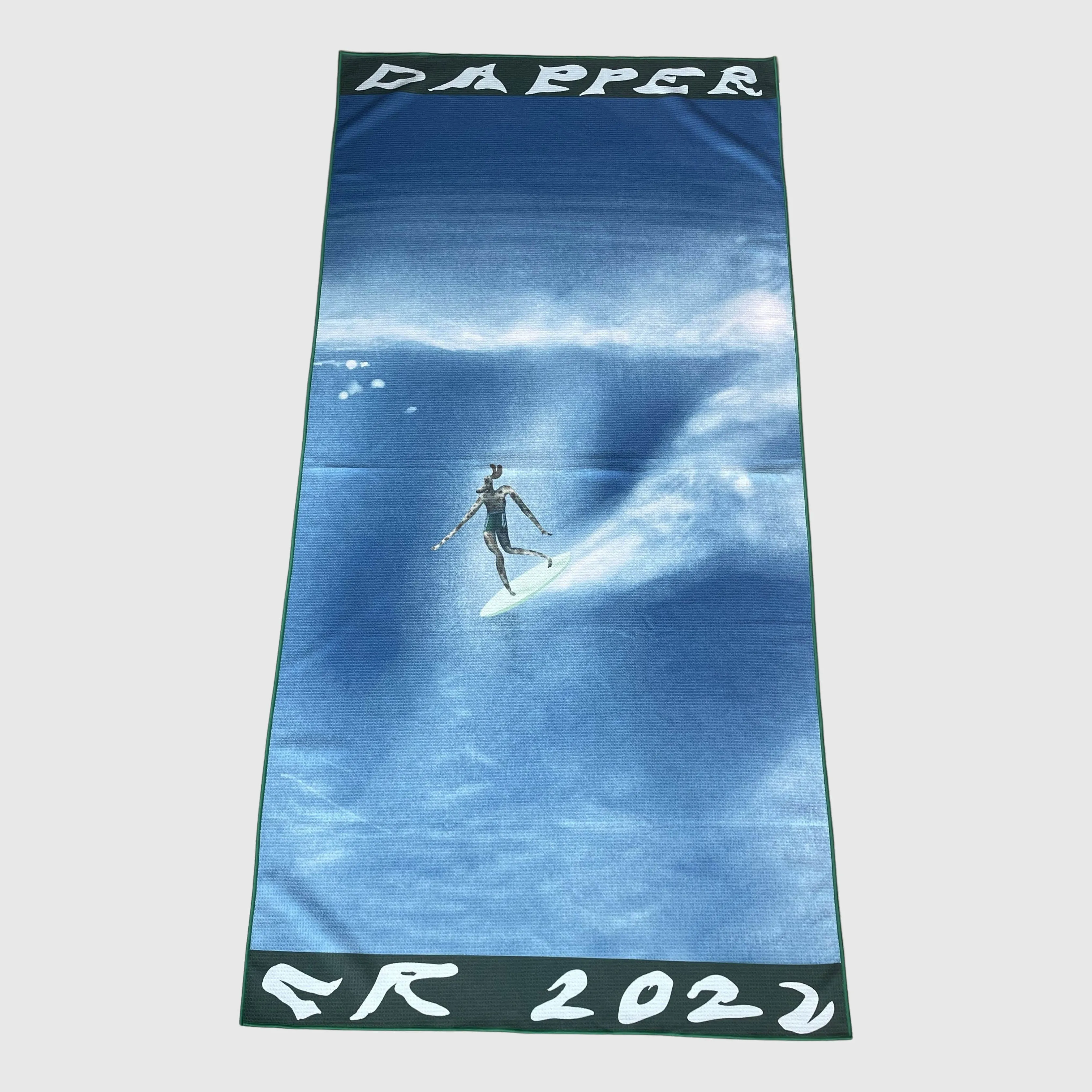Special Lemon Microfibre Beach Towel - Surfer Dog