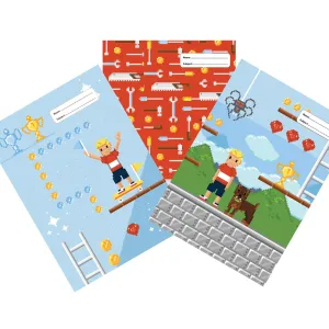 Spencil A4 Book Cover Pixels 3 Pack Assorted