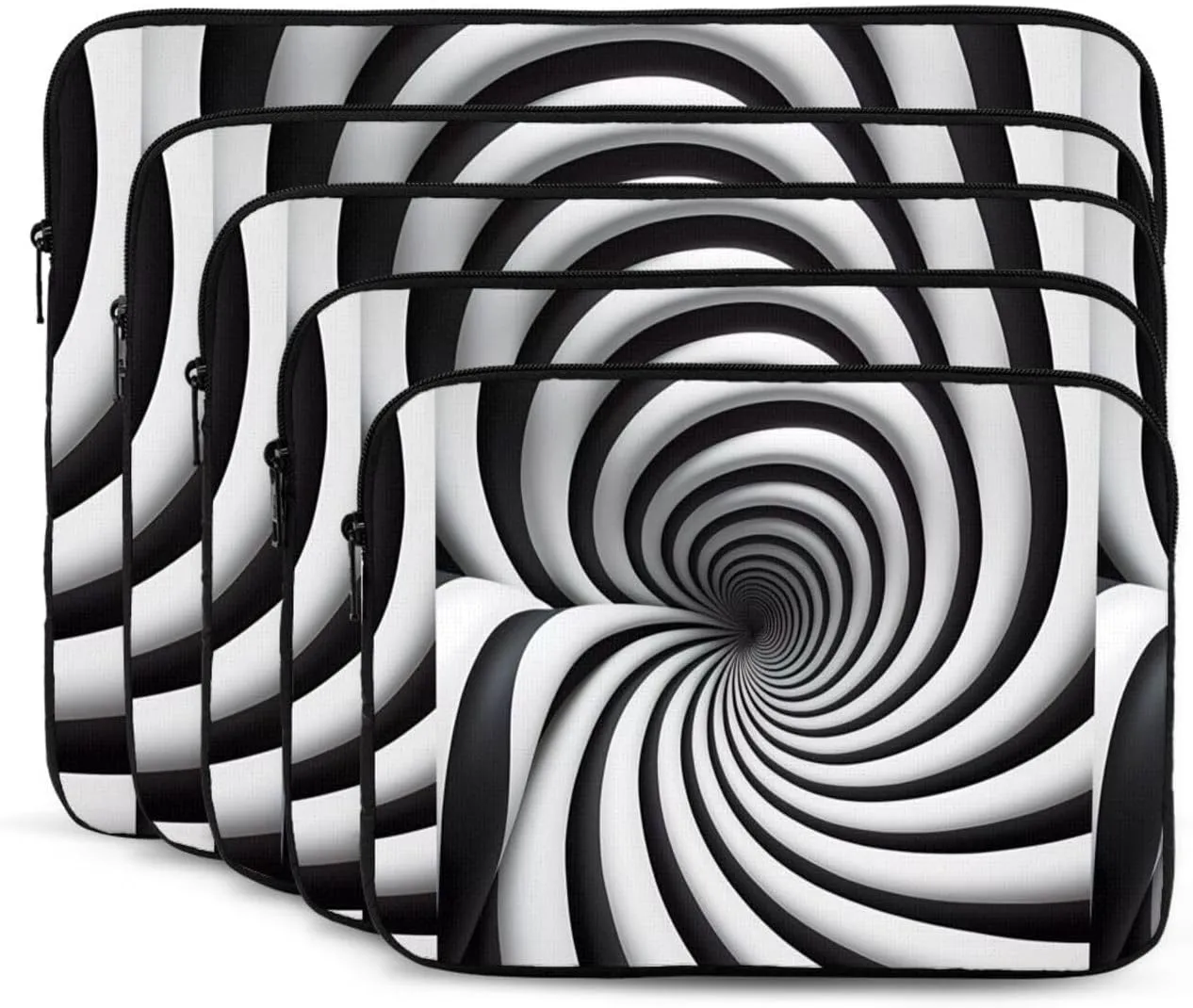 Spiral Optical Illusion Gif Laptop Inner Bag Laptop Sleeve Case Briefcase Carrying Laptop Cover