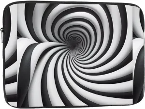 Spiral Optical Illusion Gif Laptop Inner Bag Laptop Sleeve Case Briefcase Carrying Laptop Cover