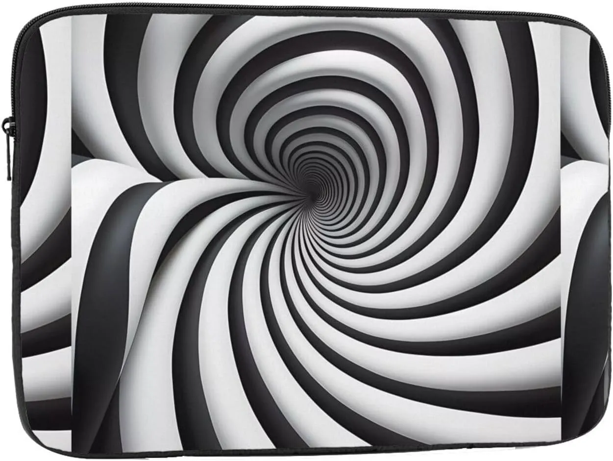 Spiral Optical Illusion Gif Laptop Inner Bag Laptop Sleeve Case Briefcase Carrying Laptop Cover