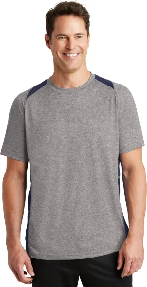 SPORT-TEK Heather Colorblock Contender T-Shirt ST361
