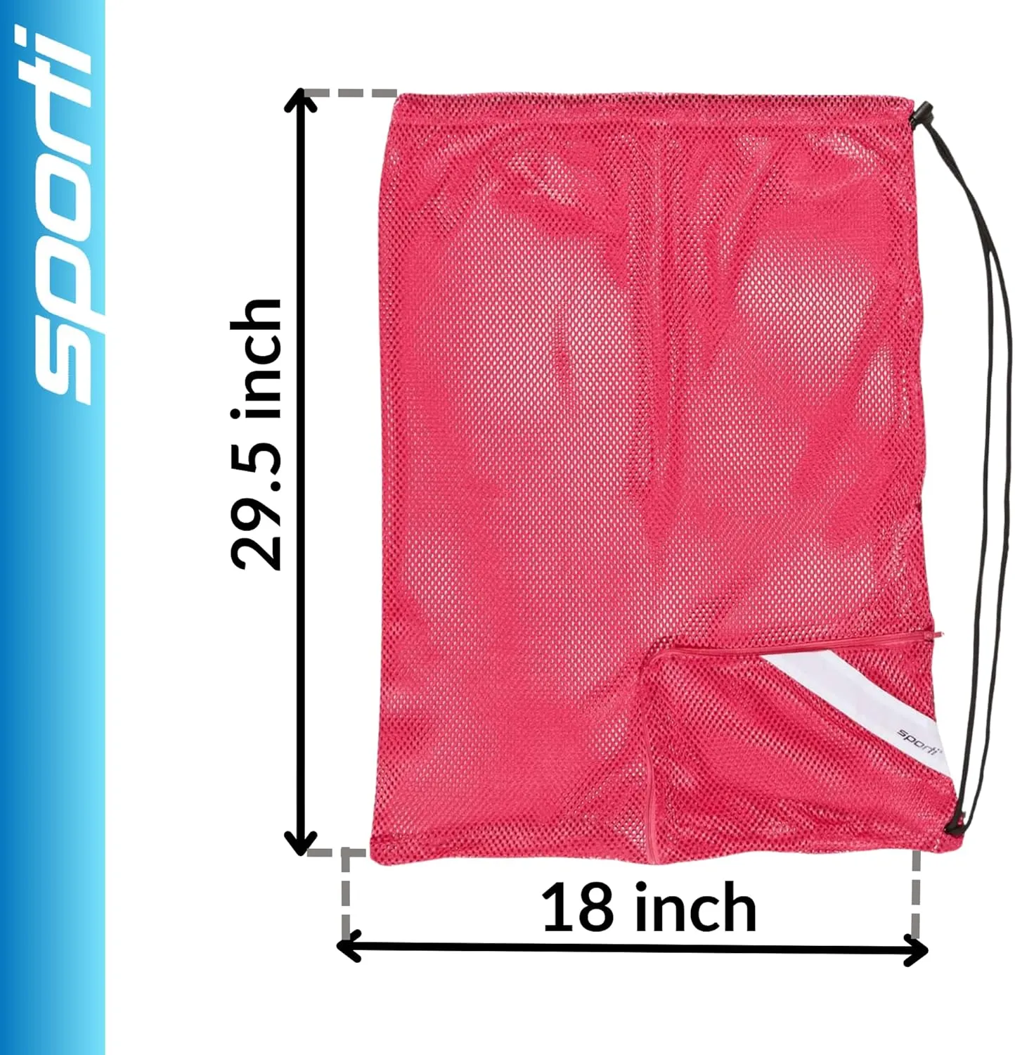 Sporti Swimming Equipment Bags, Mesh Drawstring Backpack,Swim Bag for Swimmers,Mesh Backpack for Beach