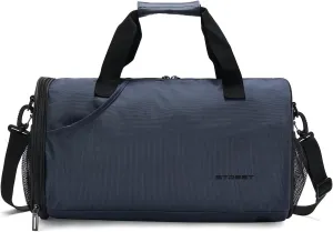 Sports Gym Bag for Men Women with Wet Pocket & Shoes Compartment,Small Travel Duffel Bag