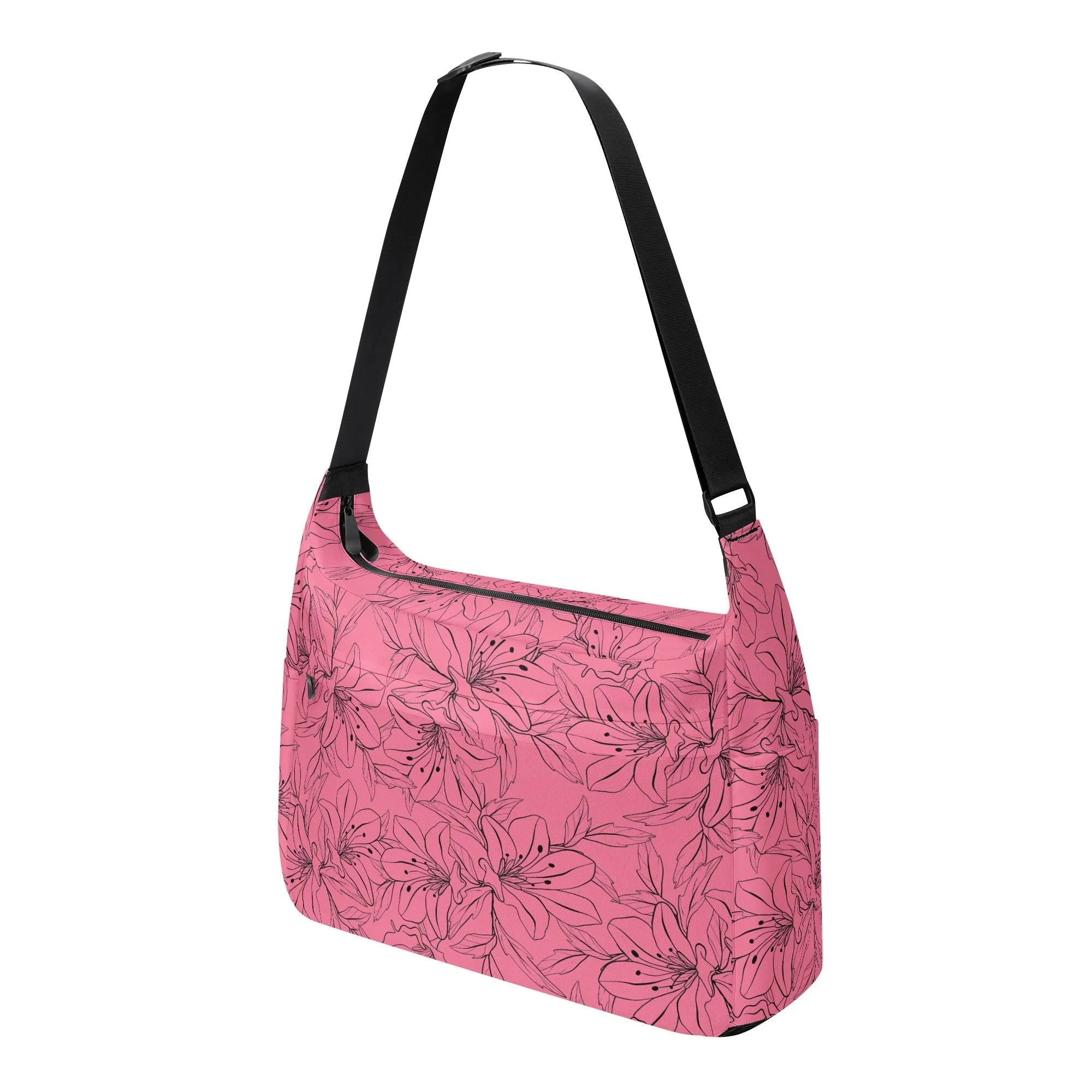 Spring Orchids  Collection | Laptop Messenger Bag – Built for Commutes, Ready for Anywhere