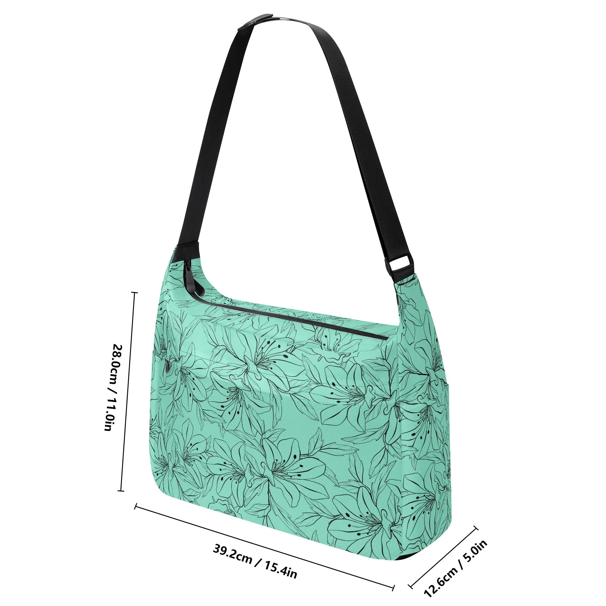 Spring Orchids  Collection | Laptop Messenger Bag – Built for Commutes, Ready for Anywhere