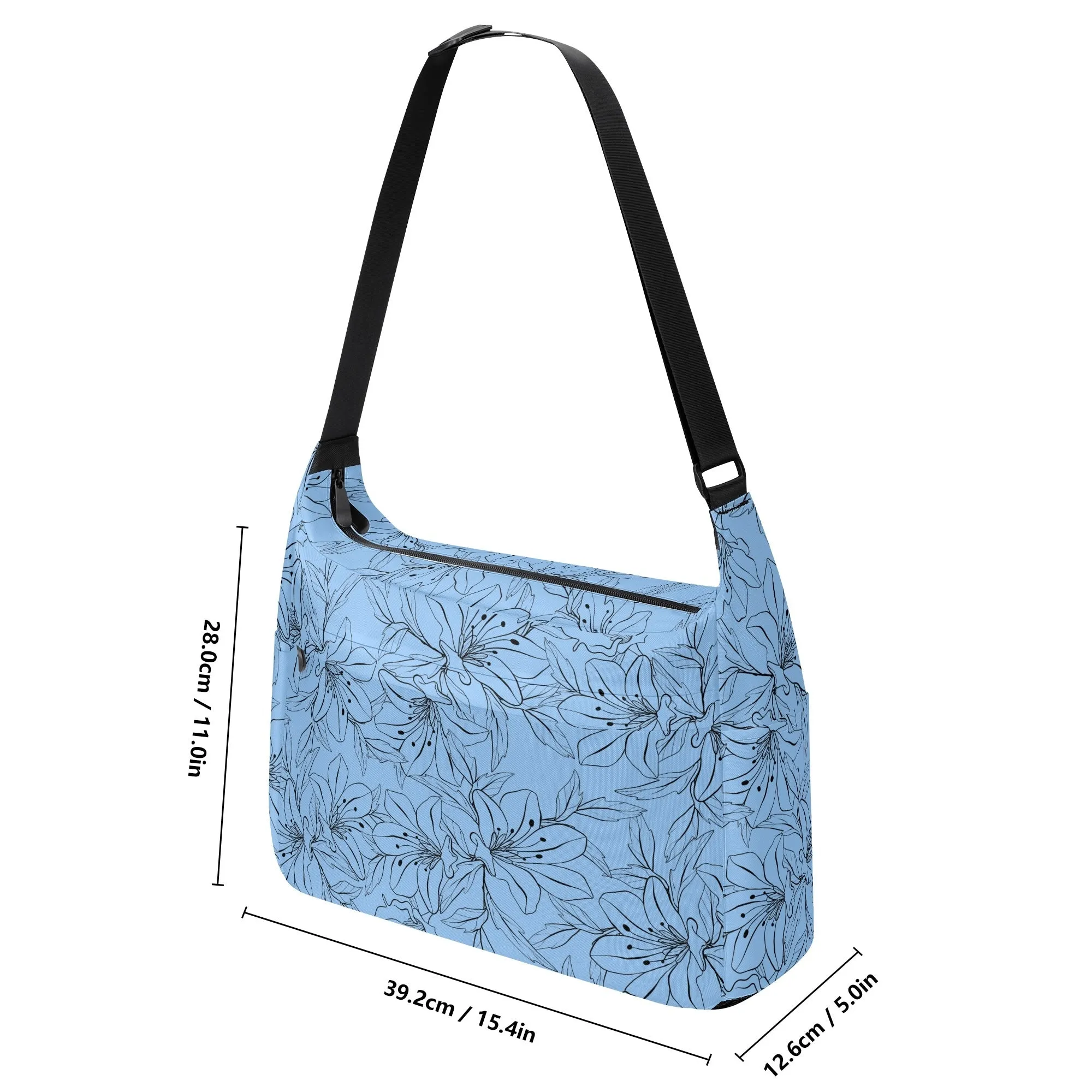 Spring Orchids  Collection | Laptop Messenger Bag – Built for Commutes, Ready for Anywhere