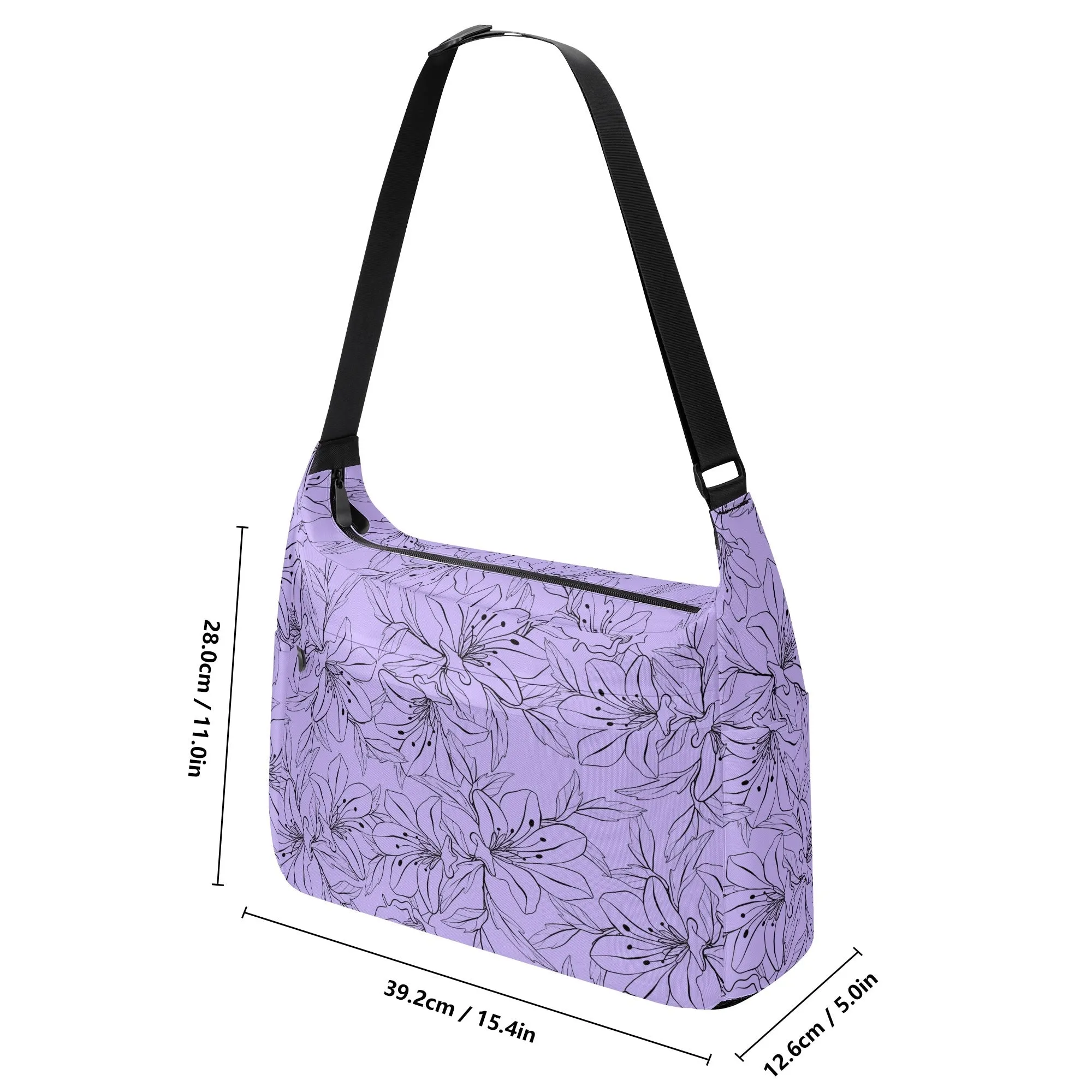 Spring Orchids  Collection | Laptop Messenger Bag – Built for Commutes, Ready for Anywhere