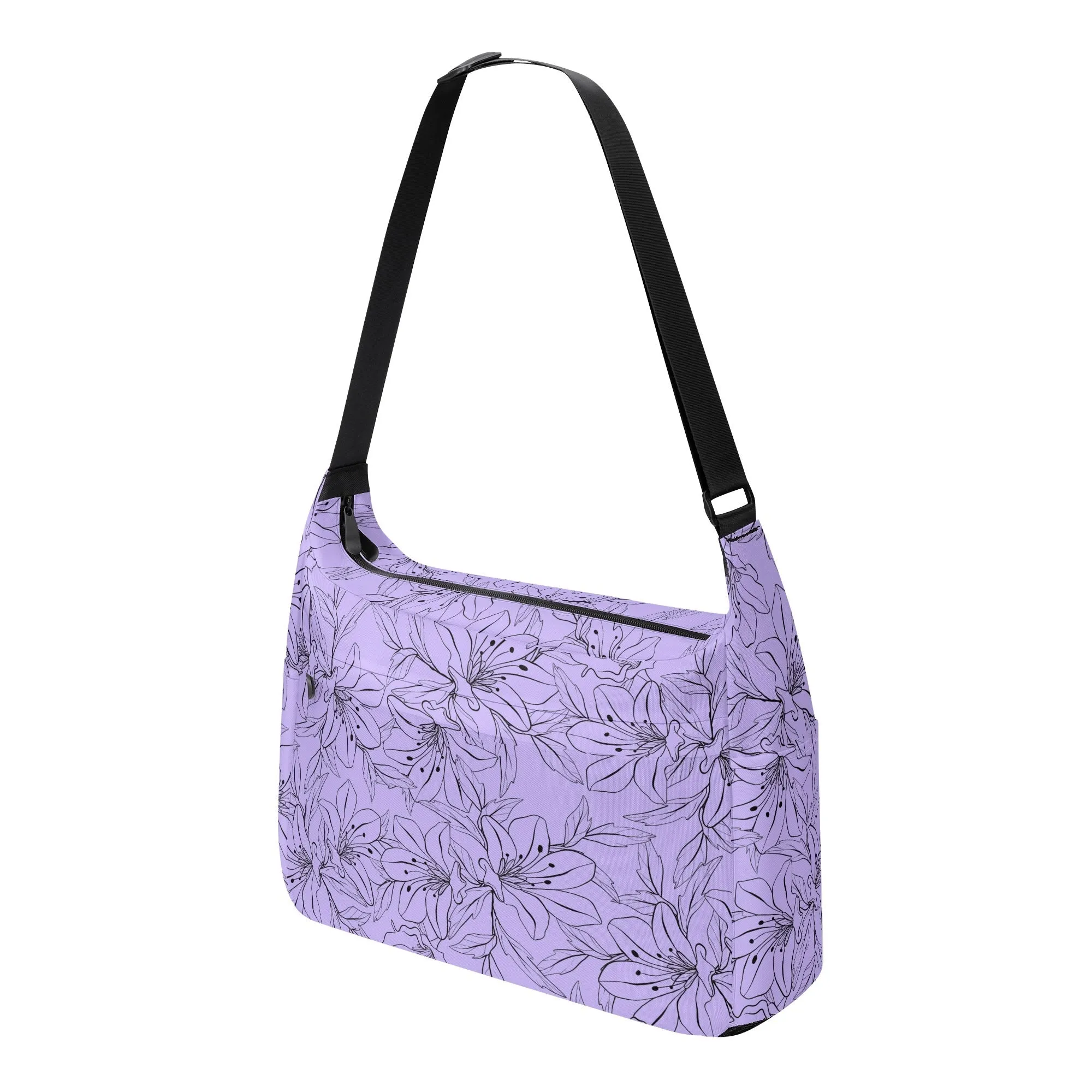 Spring Orchids  Collection | Laptop Messenger Bag – Built for Commutes, Ready for Anywhere
