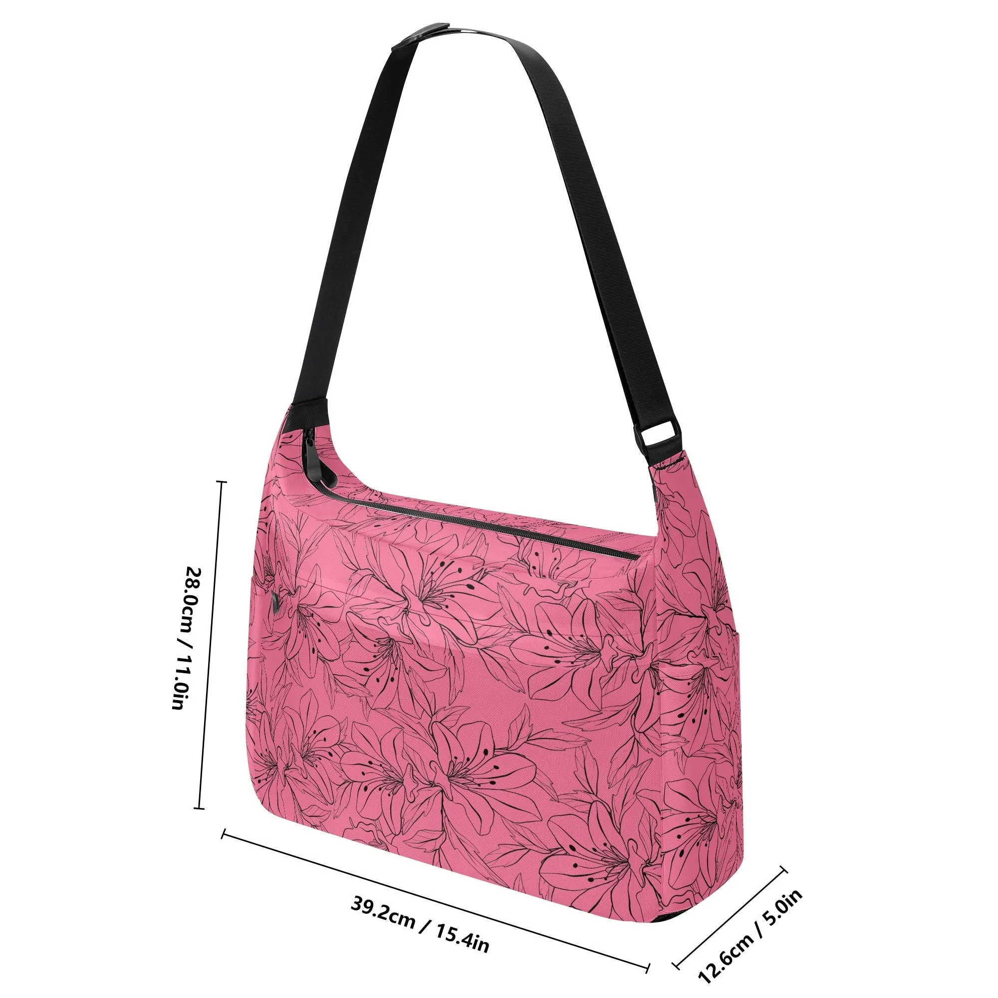 Spring Orchids  Collection | Laptop Messenger Bag – Built for Commutes, Ready for Anywhere