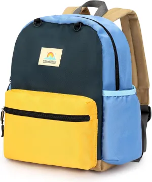 STEAMEDBUN Toddler Backpack for Boys 2-4: Preschool Kindergarten Backpack - 12 inch Daycare Backpack