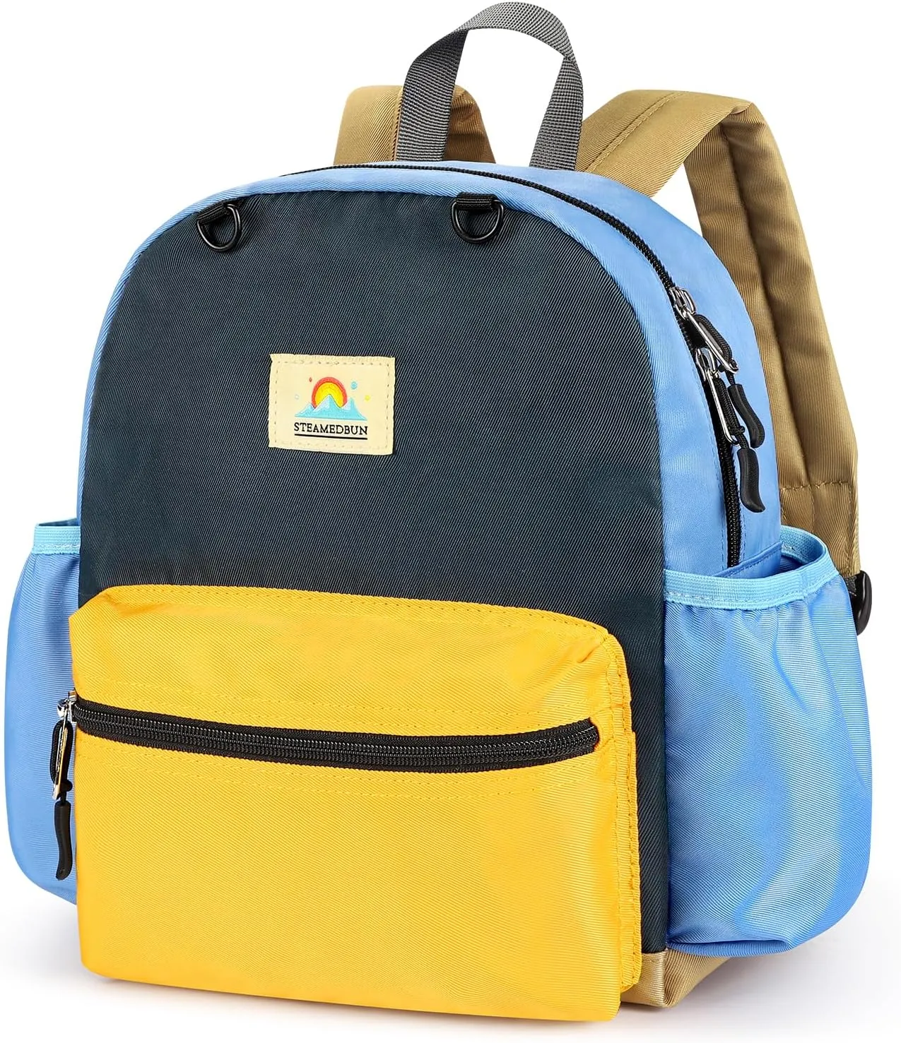 STEAMEDBUN Toddler Backpack for Boys 2-4: Preschool Kindergarten Backpack - 12 inch Daycare Backpack