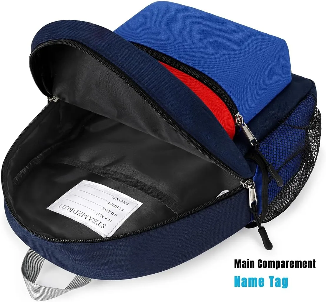 STEAMEDBUN Toddler Backpack for Boys 2-4,Kindergarten Backpack for Boys,Preschool Backpack,Mini